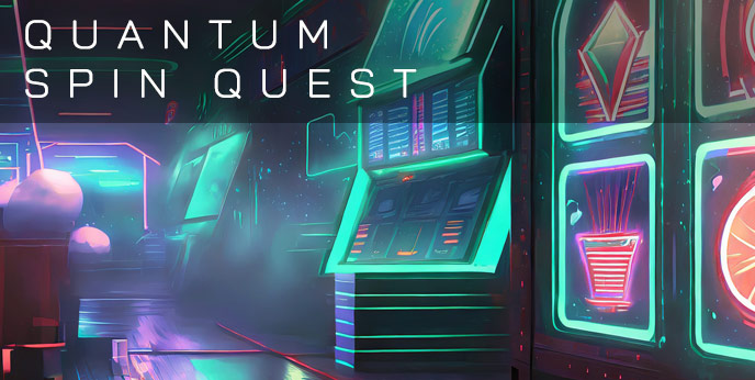 Quantum Spin Quest with high tech slot machines