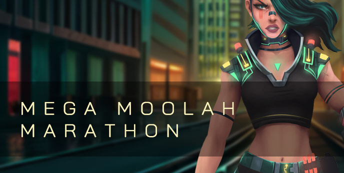 Mega Moolah Marathon with Ms. Moolah!